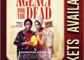Official poster for Shirley Frimpong-Manso's haunted comedy Agency for the Dead, showing Joselyn Dumas and Yvonne Okoro
