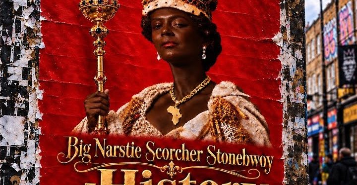 Big Narstie, Scorcher and Stonebwoy History cover art