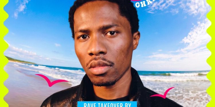 Official Tidal Rave 2026 flyer announcing a Rave Takeover by Kwesi Arthur on 14 November at La Palm Royal Beach Hotel