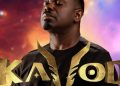Nacee pictured with the gold KAVOD logo on official KAVOD 26 artwork