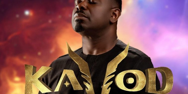 Nacee pictured with the gold KAVOD logo on official KAVOD 26 artwork