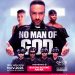 Official poster for No Man of God showing Majid Michel in a clerical collar above armed soldiers, with Bukom Boxing Arena premiere dates of 13 to 15 November 2026