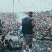 Sarkodie on stage facing a packed Baba Yara Sports Stadium crowd under falling confetti at Rapperholic Kumasi 26