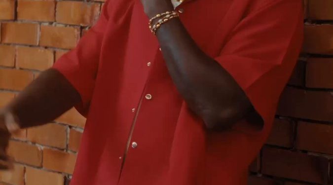 Stonebwoy in a red shirt in his BHIM Festival 2026 announcement video